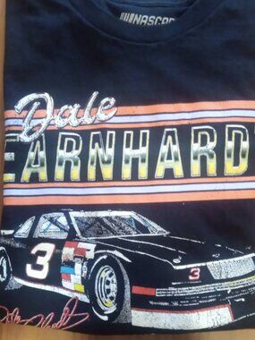NASCAR Dale Earnhart Black graphics Tee